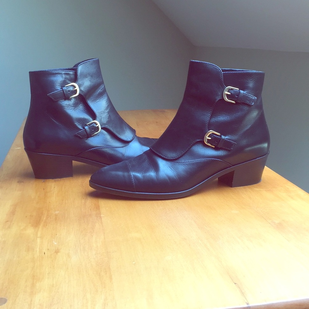 JCrew Collection Chelsea Monk Strap Boots